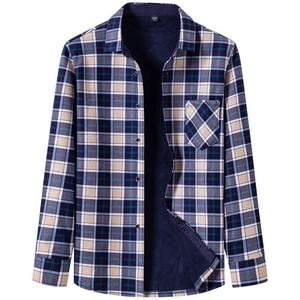 Chemises Décontractées à Carreaux pour Hommes, Vente en Gros, Hiver, Double Épaisseur, Poches, Style Décontracté - Product Image 4