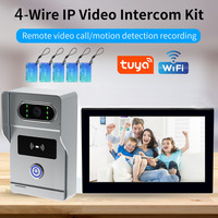 XZJ 2025 Nouveau système d'interphone vidéo avec écran HD de 7 pouces | Vision nocturne et audio bidirectionnel | Contrôle d'accès de porte