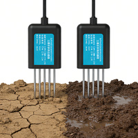 Capteur d'humidité, de température, de conductivité électrique du sol LoRaWAN, sans fil, 4 en 1, pour l'agriculture de précision, IoT
