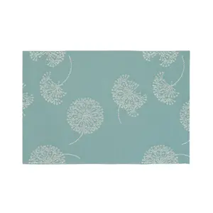 O fabricante pode personalizar placemats PVC Dandelion padrão tecido placemats Placemats impermeáveis Bowl coasters