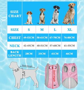 Piccola grande cani di raffreddamento gilet imbracatura leggera traspirante poliestere regolabile cerniera in titanio solido classico per l'estate - Product Image 6