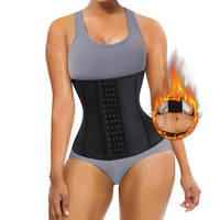 Ceinture Shaper pour femmes 9 os d'acier soutien du dos ceinture de perte de poids sueur sauna taille formateur