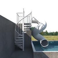 Escalier en métal d'occasion, escalier en colimaçon, escalier rond blanc, designs d'escaliers, escaliers de piscine, escaliers en acier inoxydable, escalier en fer, glissière d'escalier