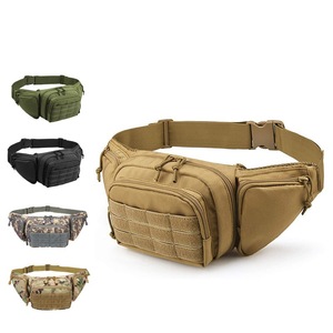 Tactical Waist Pack 600D Oxford Cloth Waterproof Outdoor Sports Running Cycling Multi Pocket Adjustable Belt Bag - Product Image 2