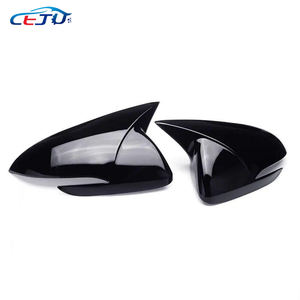 Capuchons de rétroviseur de porte de voiture en ABS noir brillant pour <span class=keywords><strong>Hyundai</strong></span> <span class=keywords><strong>I30</strong></span> N Line Elantra GT Sport PD 2017-2025 - Product Image 2