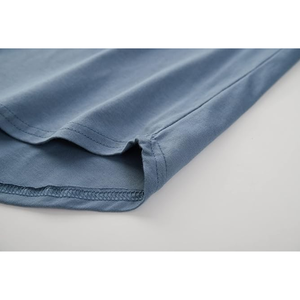 Camiseta de Moda con Dobladillo Extendido para Hombre, Estilo Urbano, Suministro al por Mayor - Product Image 6