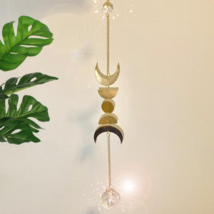 Campanas de Viento de Cristal Natural de Alta Calidad al por Mayor, Atrapasoles de Cristal, Atrapasoles Colgantes <span class=keywords><strong>para</strong></span> Decoración - Product Image 2