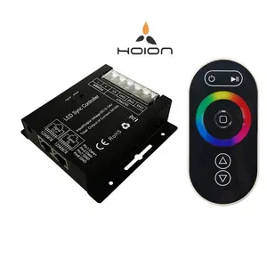 RGB Strip Dimmer Controller LED Strip DC12-24V Color Changing Factory RGB Touch RF Remote 30A Dimmer LED