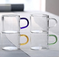 Wieder verwendbare Boro silikat glas Tasse Wasser Trinkglas Tee tassen