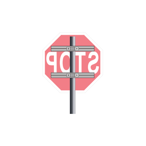 Dừng đường dấu hiệu nhôm 700*1.5 phản chiếu biển báo giao thông xây dựng phim quảng cáo - Product Image 2