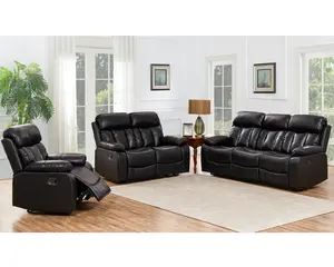 Fashion High Quality Import Modern Popular Style 1 2 3 Air Leather Electric Power Recliner Sofa