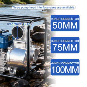 ปั๊มน้ำมันเบนซินและปั๊มระบายน้ำใต้ดินสำหรับการสูบน้ำจากแม่น้ำ <span class=keywords><strong>คลอง</strong></span> และบ่อน้ำ - Product Image 5