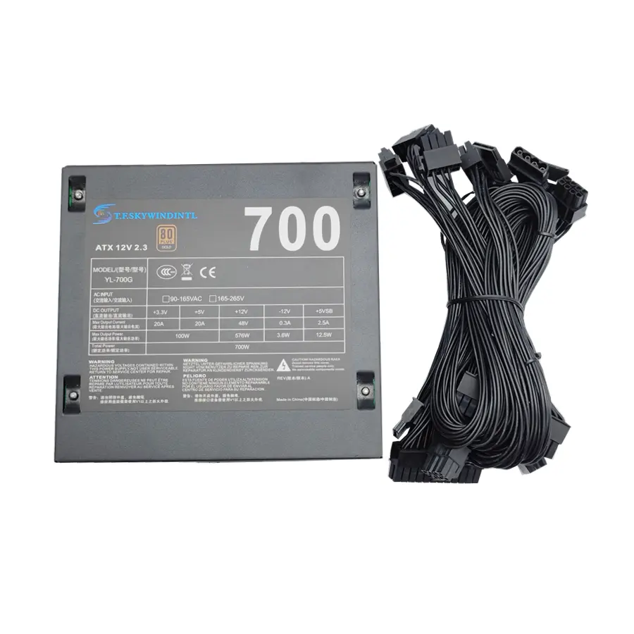 Full Module PSU 450w 500w 600W 650W 700W 750W 800W Modular Pc Power Supply 80 Plus Gold Manufacturer