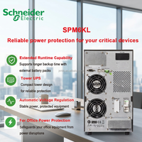 SPM6KL 6kVA Onduleur monophasé en tour prenant en charge une batterie externe, alimentation sans interruption pour les systèmes informatiques et les dispositifs de surveillance
