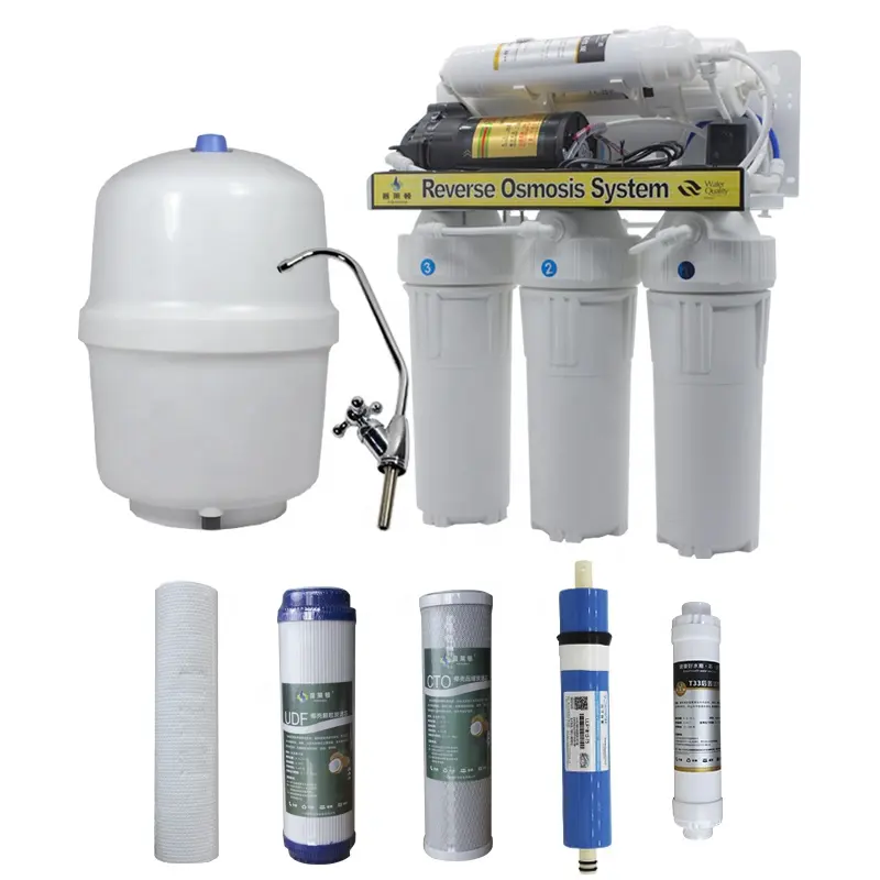 5 Stadia 75G Ro Omgekeerde Osmose Home Water Filter Purifier Drinkbaar Water Filter Systeem