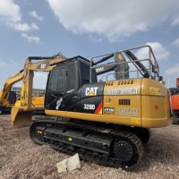 Excavadora Usada Cat320D de Grado Premium con Rendimiento Estable para Trabajos de Cimentación, Limpieza de Residuos e Ingeniería Municipal