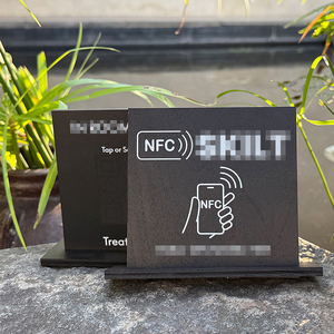 Nichen một FSC tự nhiên bằng gỗ NFC <span class=keywords><strong>Google</strong></span> xem xét thẻ bằng gỗ NFC tap tấm hiển thị đứng NFC đánh giá thẻ gỗ - Product Image 4
