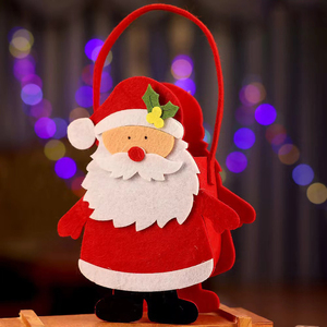 Bolsas creativas <span class=keywords><strong>de</strong></span> <span class=keywords><strong>Navidad</strong></span> para dulces, bolso <span class=keywords><strong>de</strong></span> regalo bonito, cubos <span class=keywords><strong>de</strong></span> <span class=keywords><strong>cesta</strong></span> para niños, bolsa <span class=keywords><strong>de</strong></span> <span class=keywords><strong>Navidad</strong></span> divertida, bolsas <span class=keywords><strong>de</strong></span> decoración para hornear, bolsas - Product Image 5