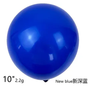 Shuai Um SA Marca 10 Polegada 2.2 Gram 100 Contagem Colorido Fosco Balão De Látex Redondo Globos Para Decorações Do Partido