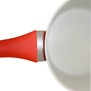 High Quality <b>Pot</b> Pan Silicone Glass Lids Soft Touch Handle Non Stick 9Piece Aluminium Ceramic Cookware <b>Set</b> - Product Image 5
