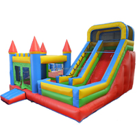 Château gonflable en PVC de haute qualité avec toboggan, directement de l'usine, excellent pour l'OEM