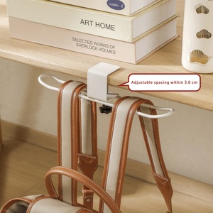 Support OEM Easy Install Desk Edge <b>Hook</b> <b>Clip</b> on Table Bag Holder No Screw for Backpack Purse Towel at Office School Home - Product Image 1