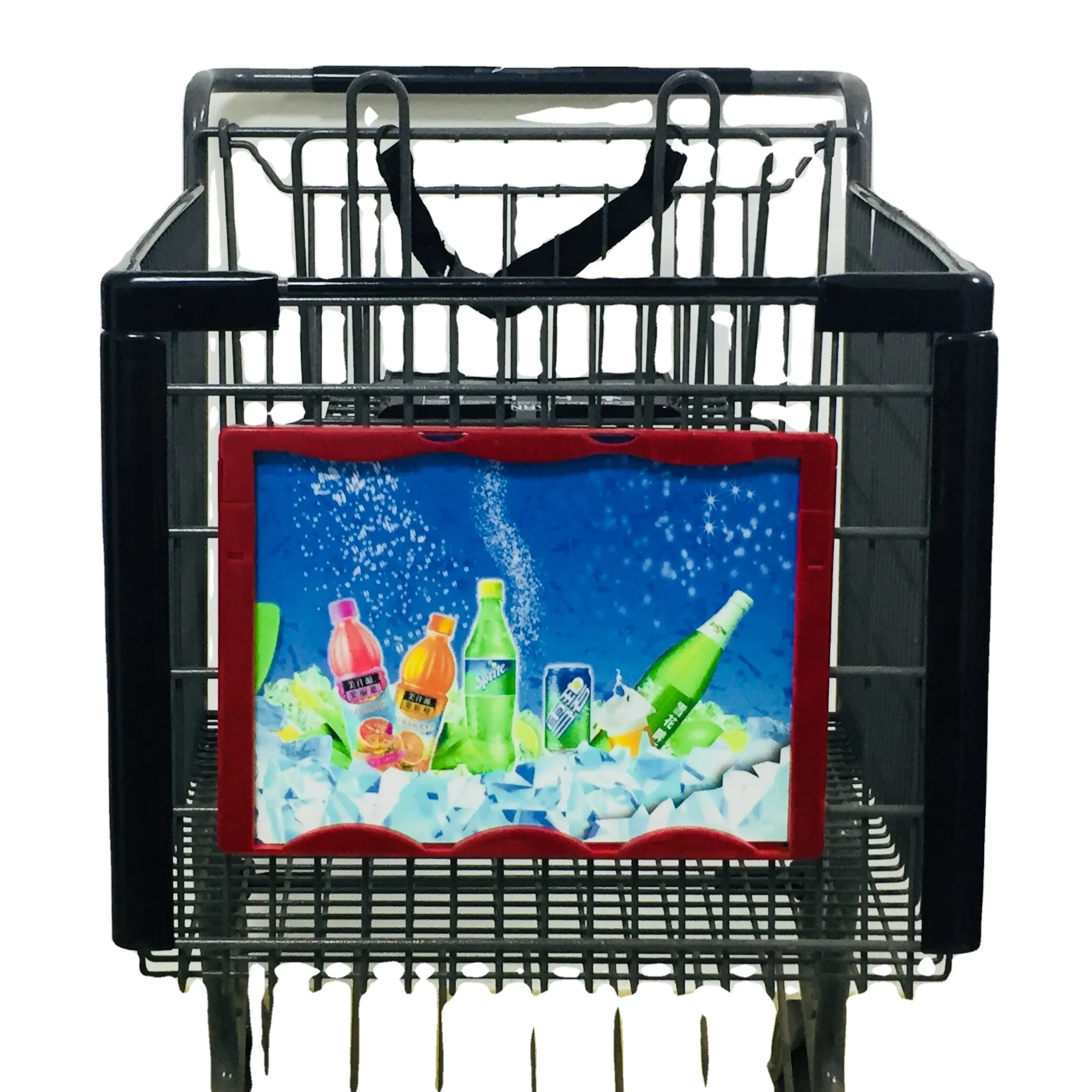 NEW Shopping Trolley A4 Size Advertising Display Board, Trolley Advertising Display With A4 Size Paper