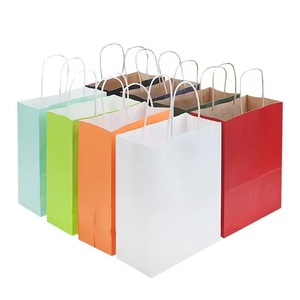 Cheap Factory Price Custom Printed Your Own Logo Kraft Gift <b>Craft</b> Shopping Paper <b>Bag</b> Recycled Brown Kraft Paper <b>Bags</b> With Handle - Product Image 1