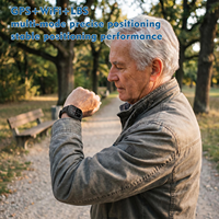 Montre connectée GPS 4G VFA109S avec appels vidéo et surveillance de la santé pour les personnes âgées, montre connectée d'urgence SOS