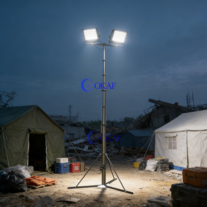 6-метровая портативная телескопическая мачта для телекоммуникационных вышек с ручным приводом и лебедкой - Product Image 3