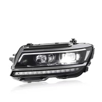 Faros Delanteros LED para Volkswagen Tiguan, Luces Altas y Bajas, Accesorios Plug and Play, 12V, Color Azul