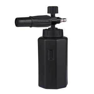 Canon à mousse antirouille entièrement noir Machine de lavage de voiture à vapeur à <span class=keywords><strong>haute</strong></span> <span class=keywords><strong>pression</strong></span> Nettoyeur de voiture Lance à mousse de neige à grande bouche - Product Image 3
