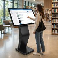 Kiosco de Consulta de Libros Inteligente para Bibliotecas, Pantalla Táctil de 43 Pulgadas, Terminal OPAC, Cartel Digital IP65 para Bibliotecas Públicas Universitarias y Escolares