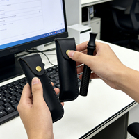 Bâtonnet inhalateur sans fumée aromatisé à l'huile essentielle, alternative au tabac, avec noyau en bois, capacité 5ml, pour arrêter de fumer