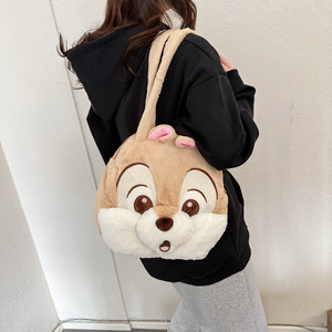 Özel yaratıcı 32cm yumuşak pamuk peluş ayı maskot örgü kaplı sırt çantası oyuncak çocuklar için <span class=keywords><strong>Mickey</strong></span> <span class=keywords><strong>Mouse</strong></span> ACG adı ile mükemmel oyuncak - Product Image 4