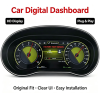 Kit de modernisation de tableau de bord numérique Linux Yuefu 12,3 pouces pour VW Polo 2009-2018, écran LED, prise en charge multilingue 1