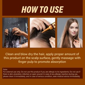 Vente en gros de sérum professionnel de croissance des cheveux au gingembre pour cheveux, réparation, résistance, racine de cheveux - Product Image 4