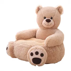 50cm oso de peluche suave niños forma de Animal asientos bebé sofá silla niños Panda unicornio felpa sentarse bebé sofá