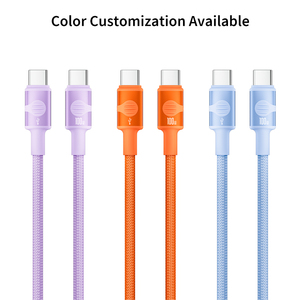<span class=keywords><strong>Cable</strong></span> USB-C a USB-C de 100W con E-Marker, 45W para <span class=keywords><strong>Apple</strong></span>, Samsung, 90W PPS, Carcasa de Aluminio Irregular, Anti-Rotura, Carga Rápida - Product Image 1