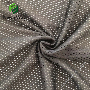Nero basso elastico 50D rete in fibra di poliestere tessuto a maglia per il rivestimento - Product Image 1