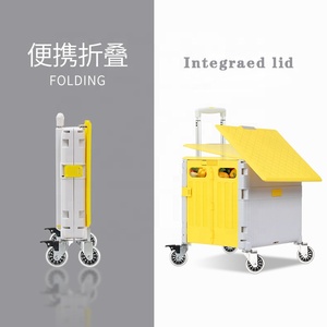 ล้อหมุน ° 360สำหรับงานหนักที่เงียบมากและเป็นสากลรถเข็นช้อปปิ้ง - Product Image 2