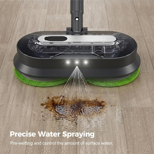 Serpillère électrique sans fil légère avec pulvérisation d'eau et réservoir d'eau amovible pour usage domestique - Product Image 3