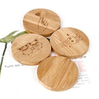 Custom Logo Wooden Hand Pocket Makeup Mirrors Portable Round Eco-friendly Bamboo Pocket Small Beauty Cosmetic Frame Mirror