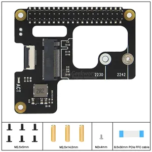 Tarjeta Periférica PCIe X1000 Pcie M.2 NVMe SSD 2242 <span class=keywords><strong>PIP</strong></span> para Raspberry <span class=keywords><strong>Pi</strong></span> 5 - Product Image 5