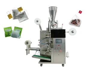 Best Sold Automatic double chamber tea bag packing machine Powder Tobacco Herbal tea bag packing machinery