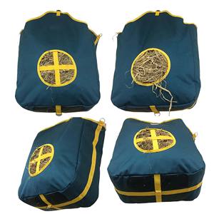 Échantillon gratuit Sacs à balles de grande capacité très résistants pour foin, filet rond pour alimentation lente, tricotés, grands sacs à foin pour chevaux, bétail - Product Image 5