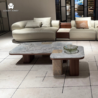 Italienisches Minimalistisches Gebogenes Sektional-Sofa-Set, Wohnzimmermöbel, Modernes Luxus-Villen-Wohnzimmermöbel-Sofa-Set