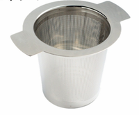 Meilleure vente 304 filtre à thé en acier inoxydable créatif Simple infuseur à thé brasseur réutilisable maille passoire à thé métal écologique