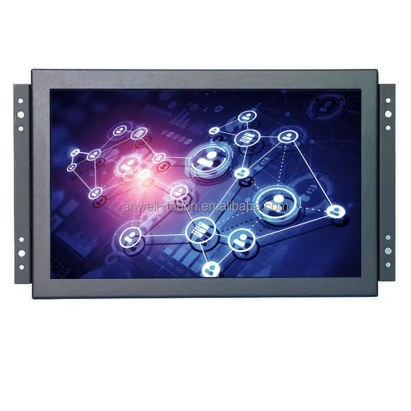 HD 10.1" inch 1920x1200 IPS Full View Angle VGA HD-MI Embedded Open Frame Industrial PC LCD Screen Display Monitor