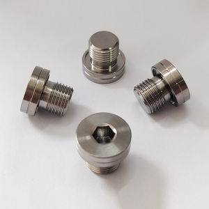 Gr5 Titan Bu Lông 1/4-20*10Mm Chất Lượng Cao Đầu Phẳng Ống Dầu Phích Cắm Bu Lông Hex Ổ Cắm Ốc Vít - Product Image 5